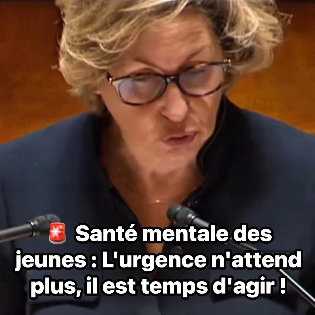 Santé mentale des jeunes : L'urgence n'attend plus, il est temps d'agir !